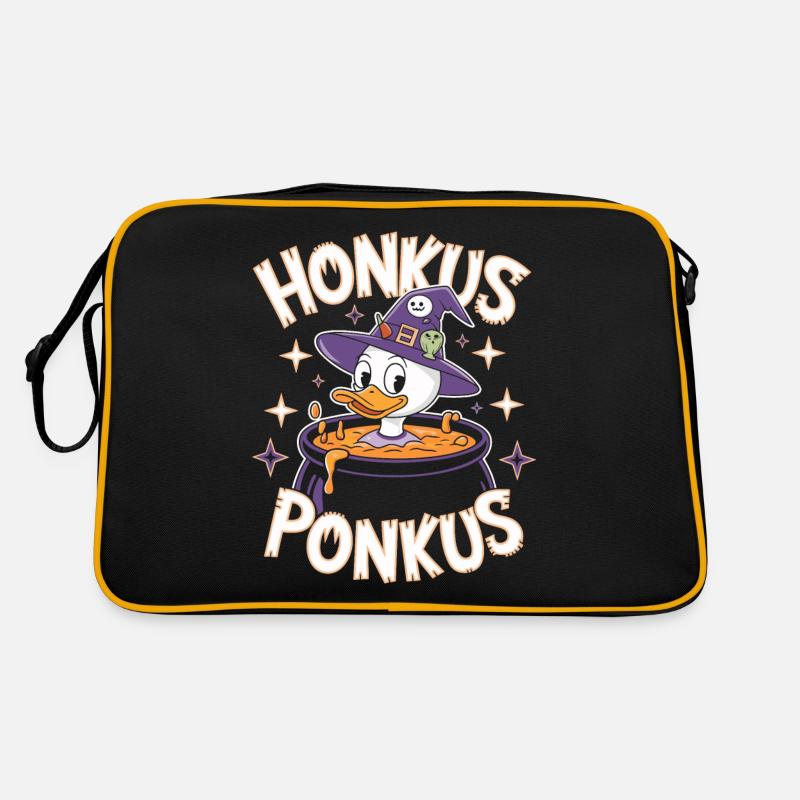 Honkus Ponkus Funny Duck Witch Halloween Magic Retro Tasche