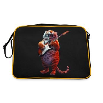 Tiger - Retro Bag - black/gold - Back