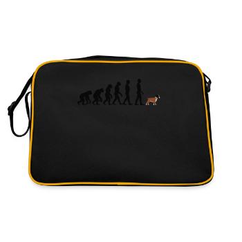 Boxer - Retro Bag - black/gold - Back