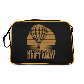 Laissez vos soucis s’envoler Montgolfière - Sac Retro - noir/or - Dos