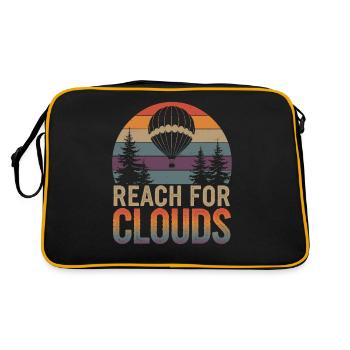 Reach the clouds with a hot air balloon in the - Retro Bag - black/gold - Back