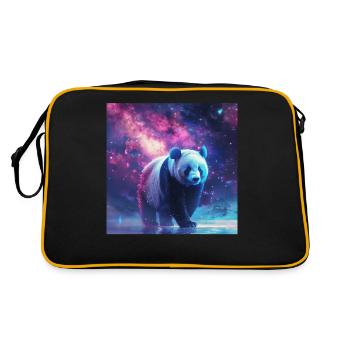 Panda - Sac Retro - noir/or - Dos