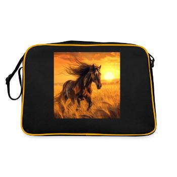 Cheval - Sac Retro - noir/or - Dos