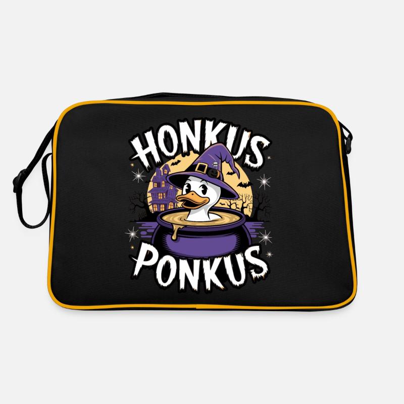 Honkus Ponkus Funny Duck Witch Halloween Magic Retro Tasche