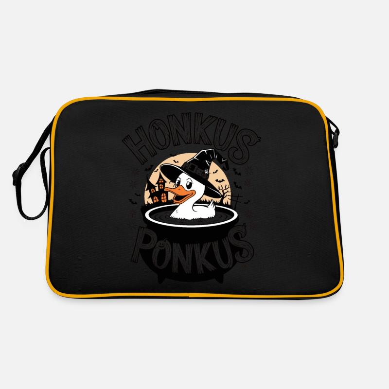 Honkus Ponkus Funny Duck Witch Halloween Magic Retro Tasche
