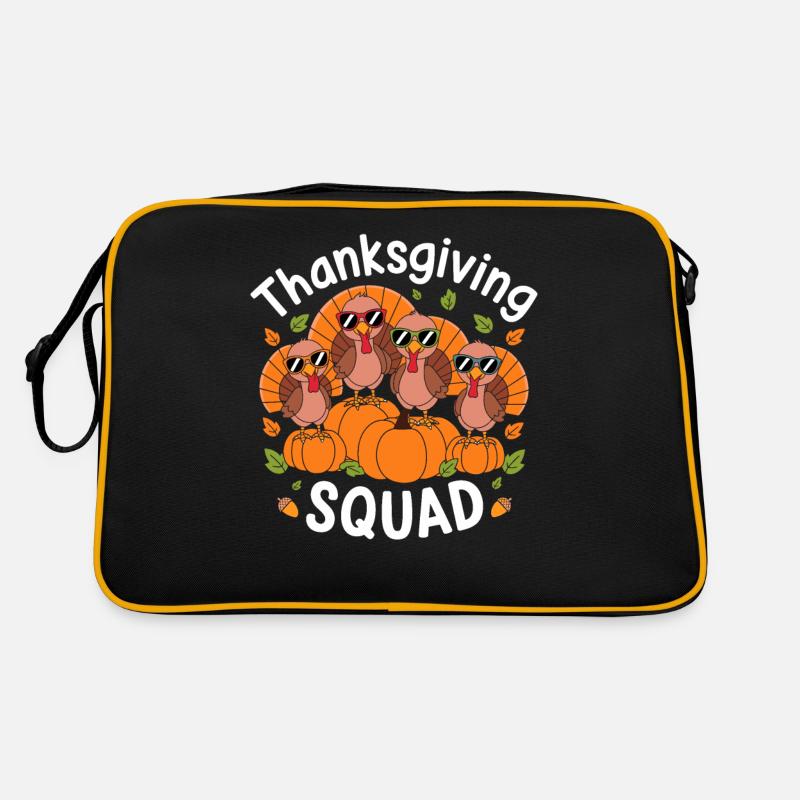 Équipe de Thanksgiving Drôles de dindes Sac Retro
