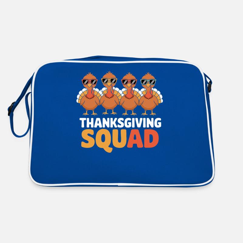 Équipe de Thanksgiving Drôles de dindes Sac Retro
