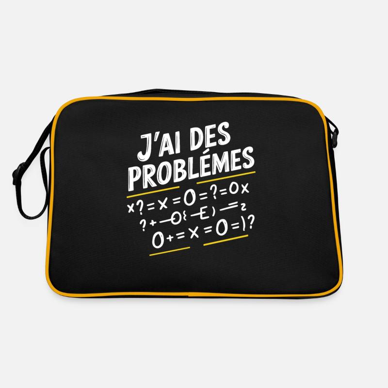 Maths Humour J'Ai Des Problèmes Mathématiques Sac Retro