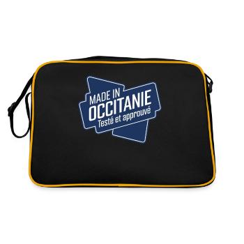 Made In Occitanie Testé Et Approuvé - Sac Retro - noir/or - Dos