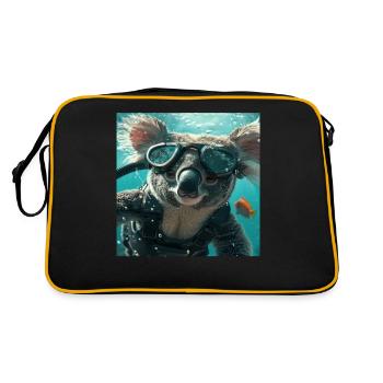Koala - Sac Retro - noir/or - Dos