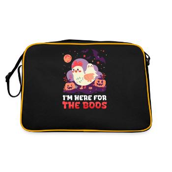 Poulet d’Halloween Je suis là pour le - Sac Retro - noir/or - Dos