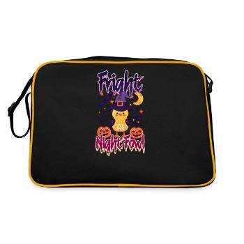 Halloween Chicken Fright Night Fowl - Retro Bag - black/gold - Back
