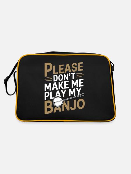 Banjo - Retro Bag - black/gold - Back