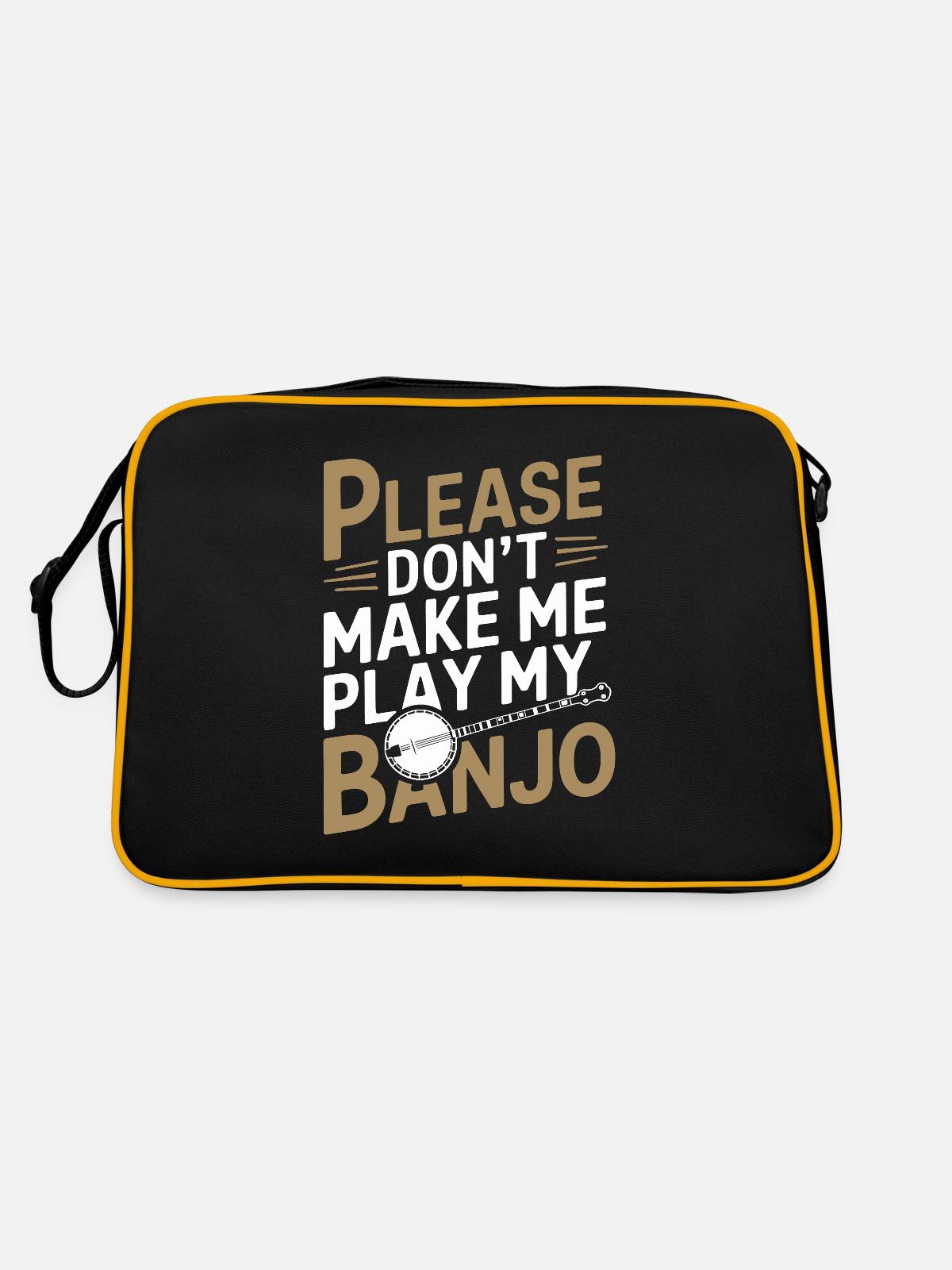 Banjo - Retro Bag - black/gold - Back
