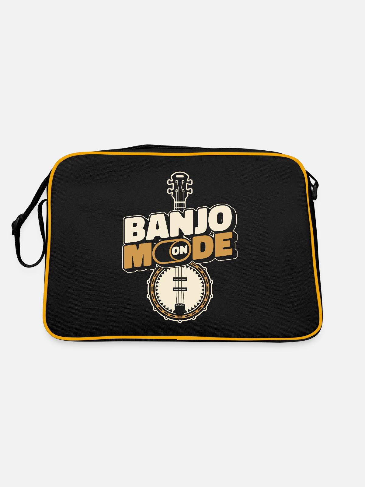 Banjo - Retro Bag - black/gold - Back