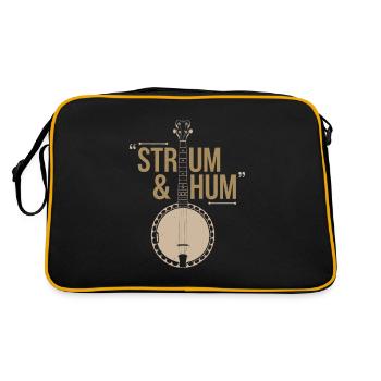 Banjo - Retro Tasche - Schwarz/Gold - Hinten