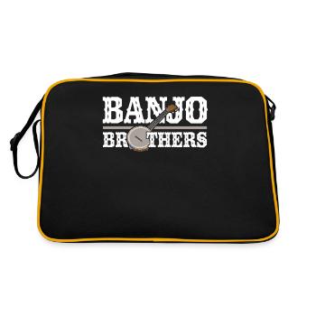 Banjo - Retro Tasche - Schwarz/Gold - Hinten