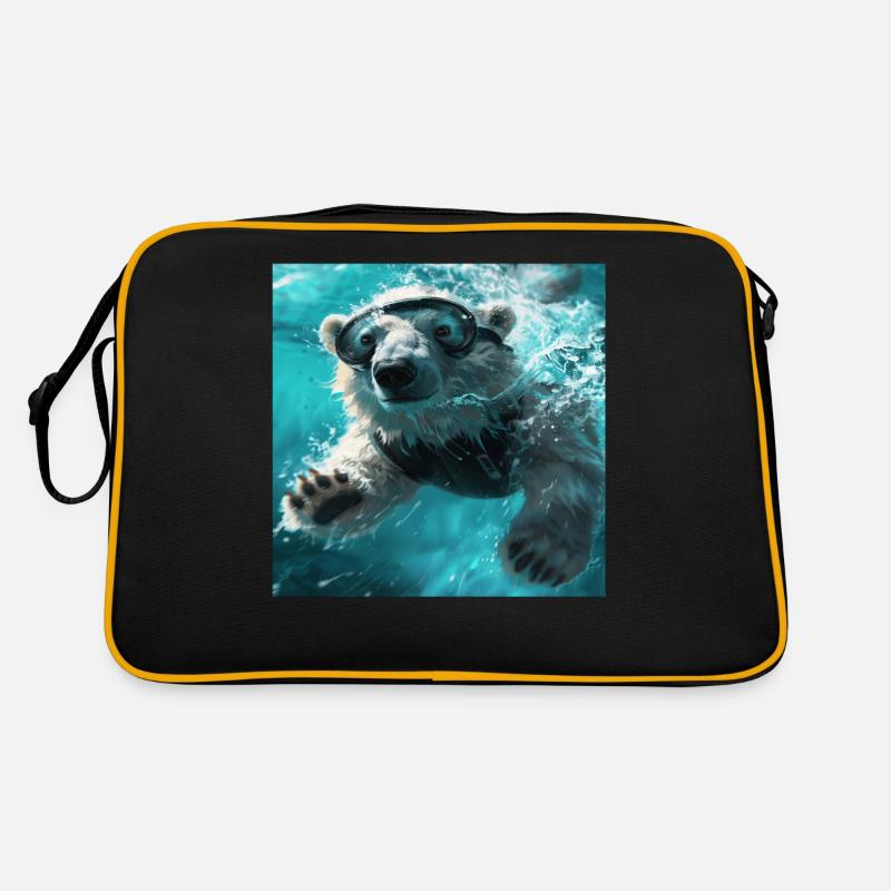 Ours blanc Sac Retro