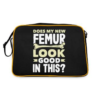 Reconstruction de la jambe Restauration - Sac Retro - noir/or - Dos