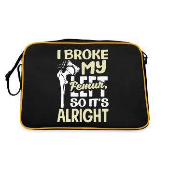 Leg Reconstruction Restoration - Retro Bag - black/gold - Back
