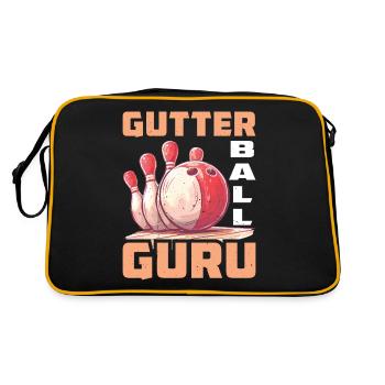 Gutter Ball Guru 2 - Retro Tasche - Schwarz/Gold - Hinten
