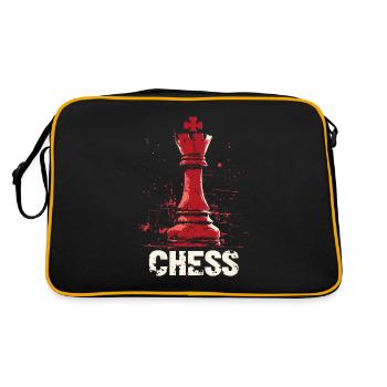 Queen Chess Masterpiece Design - Retro Bag - black/gold - Back