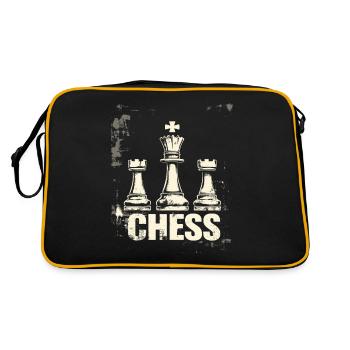 Queen Chess Masterpiece Design - Retro Bag - black/gold - Back