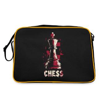 Queen Chess Masterpiece Design - Retro Bag - black/gold - Back