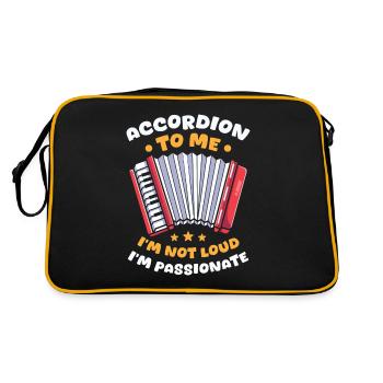 Accordéon - Sac Retro - noir/or - Dos