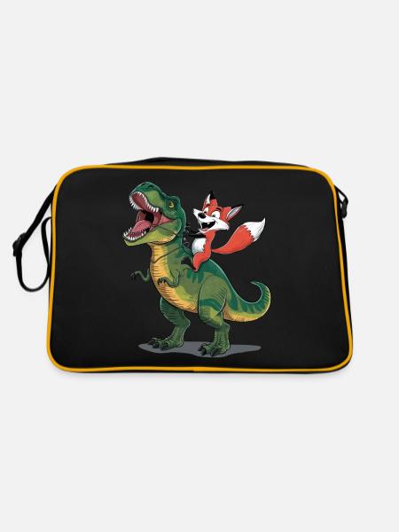 Renard - Sac Retro - noir/or