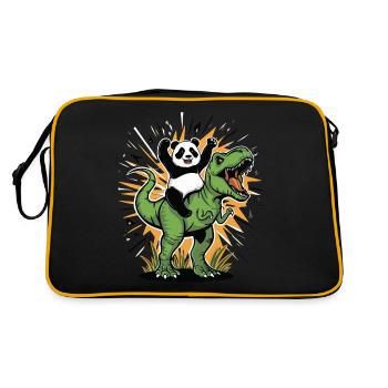 Panda - Sac Retro - noir/or - Dos