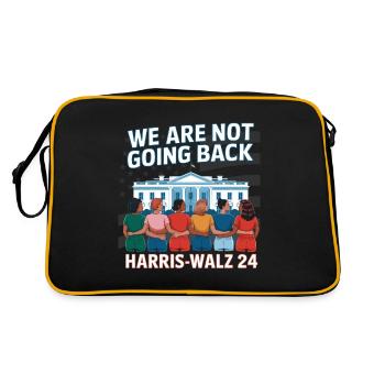Nous ne reviendrons pas en arrière Harris-Walz 2024 Politique - Sac Retro - noir/or - Dos