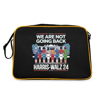 Nous ne reviendrons pas en arrière Harris-Walz 2024 Politique - Sac Retro - noir/or - Dos