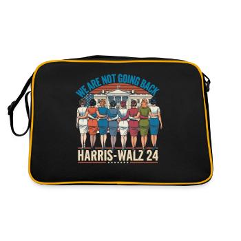 Nous ne reviendrons pas en arrière Harris-Walz 2024 Politique - Sac Retro - noir/or - Dos