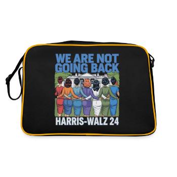 Nous ne reviendrons pas en arrière Harris-Walz 2024 Politique - Sac Retro - noir/or - Dos