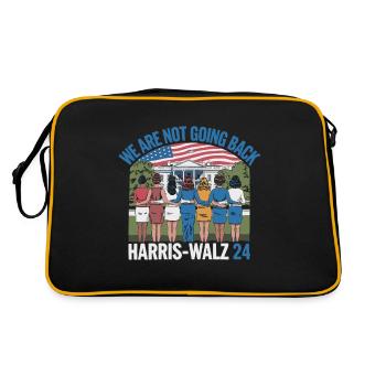 Nous ne reviendrons pas en arrière Harris-Walz 2024 Politique - Sac Retro - noir/or - Dos