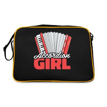 Accordéon - Sac Retro - noir/or - Dos