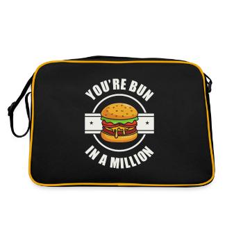 Vous êtes un chignon dans un million - Sac Retro - noir/or - Dos