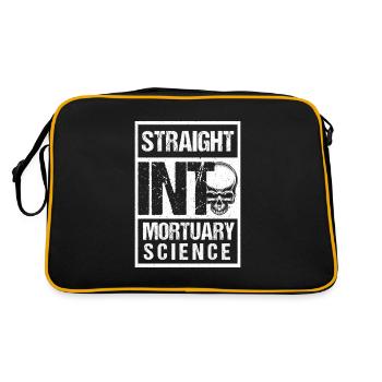 Directly into funeral science - Retro Bag - black/gold - Back
