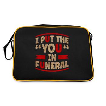 I put that you in funeral - Retro Bag - black/gold - Back