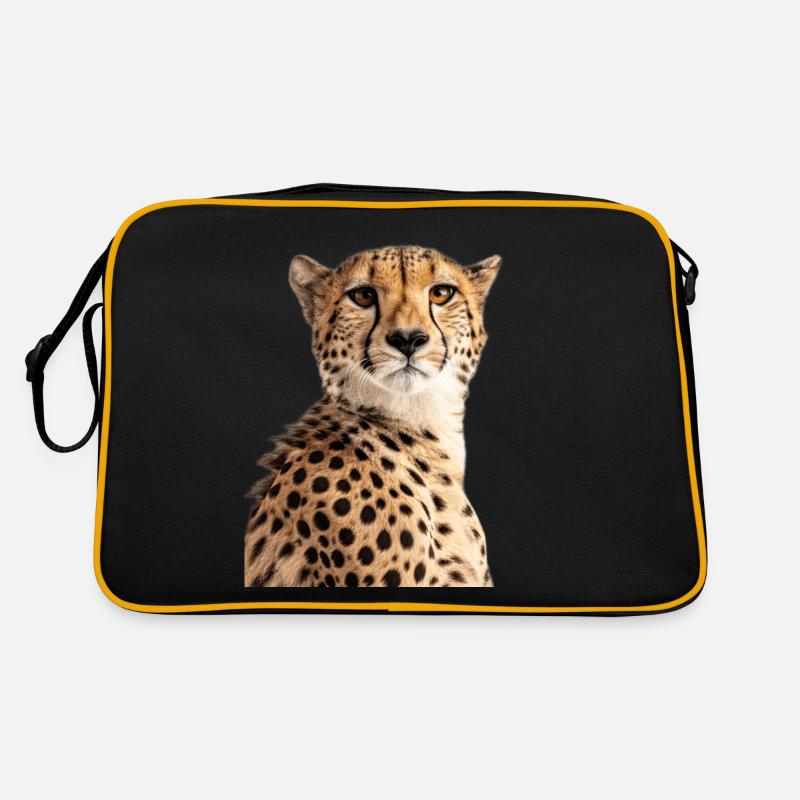 Cheetah - Retro Bag - black/gold