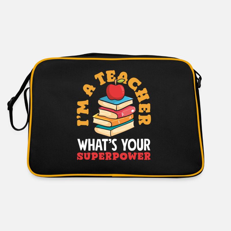 Drôle de professeur Cadeau d’enseignant Sac Retro