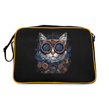 Steam Punk Art Funky Steampunk - Sac Retro - noir/or - Dos