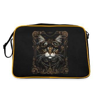 Steam Punk Art Funky Steampunk - Sac Retro - noir/or - Dos