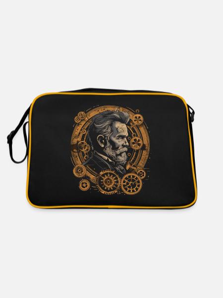 Steam Punk Art Funky Steampunk - Sac Retro - noir/or - Dos