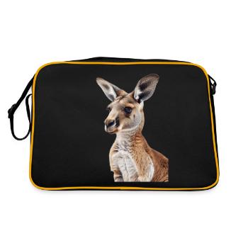 Kangourou - Sac Retro - noir/or - Dos