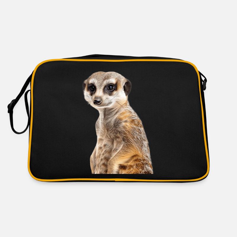 Meerkat - Retro Bag - black/gold