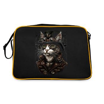 Steam Punk Art Funky Steampunk - Sac Retro - noir/or - Dos