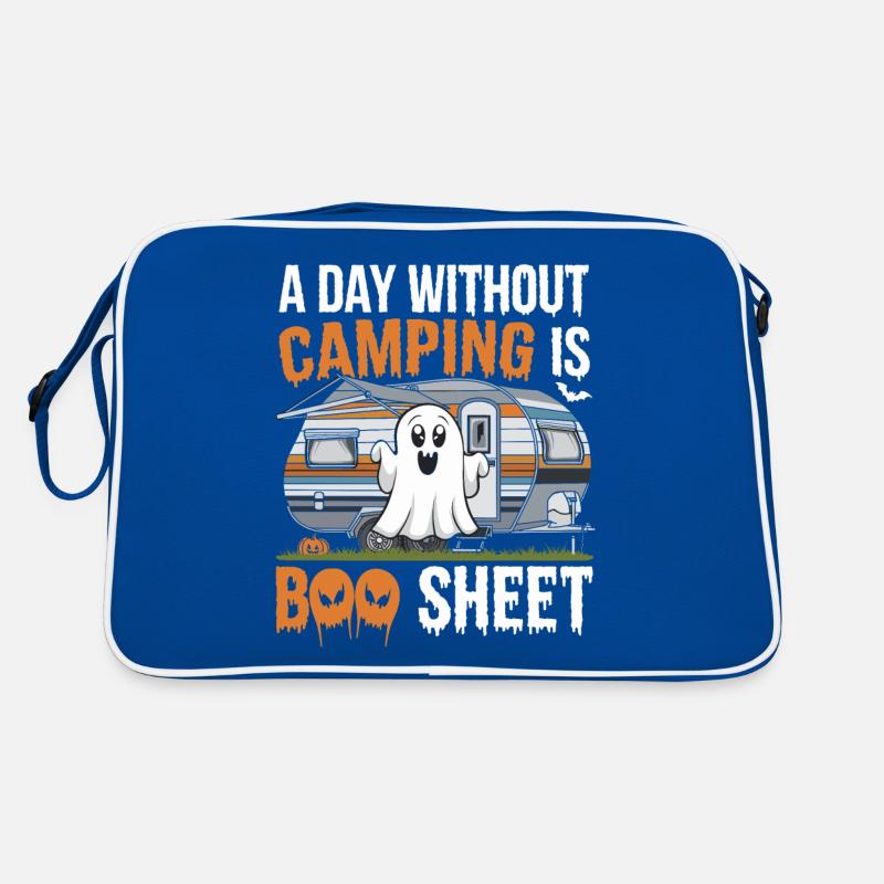 A Day Without Camping Is Boo Sheet Ghost Halloween Retro Tasche