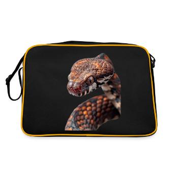 Serpent - Sac Retro - noir/or - Dos